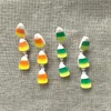 Dangle Earrings 2023 Halloween Cute Sweet Acrylic Candy Colorful For Women Fashion Long Tassel Pendant Woman Earring Party Accessories