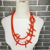 UKEBAY Punk-Halsketten, handgefertigte Gummi-Halskette, Damenmode, Pullover-Kette, Sommer-Accessoires, großer Schmuck223t