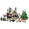 مركبة ألعاب City City Expert Winter Village Toy Shop 10249 Building Build House Santa Claus Store Bricks Kids Christmas Gift Toysl23111447