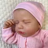 Dockor 20 tum livliga redan målade återfödda dockor Loulou 3D -hud realistisk född dockleksaksbild för barn och flickor gåva 231214