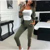 Completi Yoga Donna Tute sportive a righe con paillettes laterali Fitness Cerniera Top a maniche lunghe Giacca Pantaloni Set da due pezzi Abbigliamento sportivo