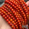 Strand Warring States Période Agate Rouge 8 Mm108 Comprimés Bouddha Collier De Perles