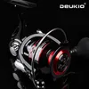 Fly Fishing Reels2 Deukio Reel 2000 7000 Max Drag 12kg spinning Reels Metal Carretilhas de Pesca for Accessories Peche 231214