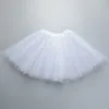 Enfants Tutu Tulle Jupes Paillettes Pettiskirt Bébé Danse Ballet Scène Jupes Maille Gaze Moitié Pompeuse Fête Mini Jupe Dancewear Costume ZZ