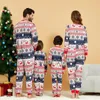 Familie Matching Outfits Christmas onesi Sleepwear jumpsuit rendier Snowflake Geometric Festival Family Matching Onsie Pyjamas Casual Nightwear 231213