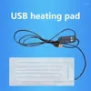 Mattor USB -värmare Elektriska uppvärmda kuddar Mjuk vintervärme Tyg Nacke 5V varmare för livmoderhalsk kudde halsdukfotförsörjning