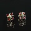 Boucles d'oreilles carrées en Zircon pour femmes, bijoux simples et élégants, cadeaux de vacances, Q231214, nouvelle collection 925