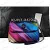 Sacs de soirée Kurt G London Nouveaux sacs à bandoulière léopard pour femmes 2022 Sacs à main de luxe Designer Dames Sac à bandoulière Sac A Main F T231214