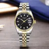 Andra klockor Chronos Men Luxury Watch Gold Waterproof Rostly Steel Armband Kalender Wrist Male Two Tone Business Clock 231214