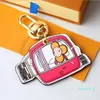 Keychains Keychains Lanyards Designers keychains with box luxurys keychain leather cartoon air balloon fashion casual style key chain