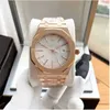 PIQUET AUDEMAR WATCHESTACHTOP QUALITY MENS AUTOMATIC CLASCANING LUXURY WLISTWATCH SAPPHIRE DE LUXE防水ステンレススチールストラップ高品質