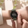 Наручные часы модные женские спортивные простые кварцевые часы с черным циферблатом зеленый силиконовый ремешок женские повседневные часы платье подарок Relojes