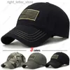 Boll Caps New Fashion Classic Unisex American Flag broderad mönster Bomullsjusterbar baseballmössa YQ231214