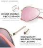 Okulary przeciwsłoneczne Fenci Sunglasses Women Vintage klasyczny pilotażowe okulary przeciwsłoneczne projektant marki unisex jazdy szklanki lunette de soleil hommel231214