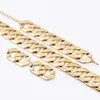 Pendanthalsband Fishsheep Hiphop Gold Color Acrylic Big Chunky Chain Choker Halsband Set för kvinnor Gotiska kedjor Halsband Fashion Accessories 231214