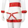 Adult Toys Thierry SM Bondage Set Include Waistband Wrist Thigh Cuffs Cross Buckle Adult Games Restraints Handcuffs Leg Cuff Sex Toys 231214