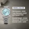 Other Watches CADISEN Mens Mechanical Automatic Watch Top Brand Luxury C3 Luminous AR Sapphire MIYOTA 8215 100M Waterproof Gift Men 231214