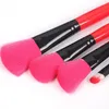 Makeup Brushes 32 PCS Brush Set Make Up Kit 6 Färger Kosmetiska verktyg med väska skönhetstillbehör