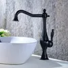 Banyo lavabo muslukları vidric 4 renk fırça nikel kaplama tek tutamaç dönebilir havza karıştırıcı mutfak musluk soğuk su muslukları