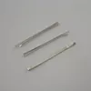 50PCS 3 0mm 7 0cm Silver finish plain flat metal bobby pins for women girls at nickle lead Metal hair barrettes pins sli272u