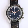 Herenhorloge van hoge kwaliteit Racing Chronograph-serie Superlichtgevend AISI316L Speciaal staal saffierkristalglas spiegel keramische ring originele uitwisseling luxe horloge