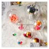 Decorações de Natal Moda Clear Bolas de Plástico Enfeites Bola de Natal Fillable DIY Ornamento Casamento Ano Novo Decoração Drop Deli Dh0Rl