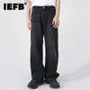 Jeans da uomo IEFB personalità coreana pantaloni dritti a gamba larga 2023 moda autunno inverno pantaloni vintage maschili 9A5577 231214