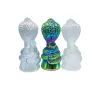 5.2 inch Rainbow Color Cobra Pyrex Thick Glass Bong Filter Smoking Tube Hookah Handpipe Handmade With Down Stem Handle Bowl Waterpipe LL