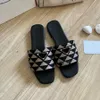 Top Slippers Designer Slides Luxury Sandals Women Monolith Fashion Flats Triangle Logo Out Of Office Sneaker Beach Shoes Casual Casual C121401