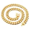 Hele ska sieraden wholale ronde Cubaanse sieraden 10k 14k 18k vaste gouden ketting ketting ketting charms297f2603243