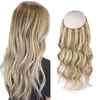 Lace Wigs 100 Human p8 613 Wire In Secret Fish Line Invisible With 3 Clips for Woma 231213