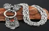 Ожерелья с подвесками, ожерелье с волком, мужские ювелирные изделия, цепочка из нержавеющей стали Norse Viking6007269