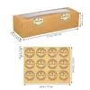 Nehmen Sie Container 50 PCs Box Schokolade Kraft Macaron Container Backversorgungen Macarons Schubladenpapier heraus