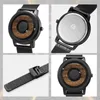 Wristwatches EUTOUR Minimalist Novelty Wood Dial Scaleless Magnetic Belt Natural Forest Fashion Men's Couple Watch 231214