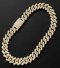 Chunky Gold Man Link Iced Out CZ Miami Cuban Rapper Jewelry 20mm Chain Necklace183I3838451