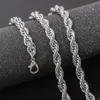 ed Rope Chain Классические мужские ювелирные изделия из белого золота 18 карат, заполненные в стиле хип-хоп, модное ожерелье, ювелирные изделия 24 дюйма309x