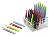 Großhandels-24Pcs bunte Edelstahl-schräge Spitze-Schönheits-Augenbraue-Pinzette-Haar-Abbau-Werkzeuge Niedrigster Preis-beste Förderung sogal LL