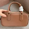 designer bag bowling tote bag handbag purse shoulder bag genuine leather bags for women