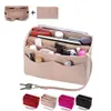 Merk make -up organisator vilt insert tas voor handtas reis binnenste portemonnee draagbare cosmetische tassen passen verschillende merkzakken 286D