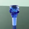 14mm Triple Star Pile Mask Pipe Bong Accessory Bovine Shape High Borosilicate Glass Pipe Smoker