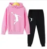2024 Children's Kids Autumn Spring Fashion 2Pcs Hoodie+Pants Sports Suits 3-13 Years Boys Girls Casual Outfits Tracksuits Children Clothing Sets