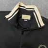 Högkvalitativ designer hoodie mode halv blixtlås design USA storlek svart hoodie highend varumärke lyxiga herr hoodie