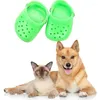 Dog Apparel Pet Breathable Soft Network Eye Cave Sandals Anti-slip Summer Outdoor Cool Slippers For Puppy Beach Shoes Dropship