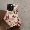 Модная соломенная цветочная корпуса дизайнер iPhone 15 Pro Max Cover Soft Shell Protection Decorative для iPhone 14 Pro 13 12 11