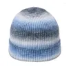 Berets Frauen Mode Bunte Mützen Hohe Qualität Gestrickte Hut Winter Warme Wind Kappen Gorros Invierno Mujer Para Hombres Kappe