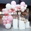 101 DIY Balon Çelenk Kemer Kiti Gül Altın Pembe Beyaz Balon Bebek Duş Gelin Duş Düğün Doğum Günü Parti Süslemeleri T2197Y