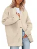Malhas femininas cor sólida único breasted manga comprida cardigan 2023 outono/inverno europeu e americano solto jaqueta de malha moda camisola
