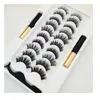 False Eyelashes Cosplay Magnete Lashes 10 Pairs Faux Mink Lasting Fluffy Glue Free Dramatic Volume Lolita 231213