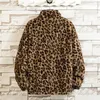 Men's Jackets Autumn Soft Leopard Jacket Men And Women Baggy Outerwear Fashion Korean Streetwear Zip Up Coat Clothing Tops Male Plus Size 4XL 231214