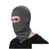 Casquettes de cyclisme Masques Clava Masque facial Cyclisme Bouclier tactique Mascara Ski Cagoe Ge Fl Écharpe Casquette de vélo Casquettes Drop Livraison Sports Outdo Dhcep